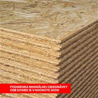 OSB 3 Kronospan P+D  hr. 25 mm    2500x625 mm