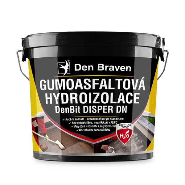 DenBit-Gumoasfaltová hydroizolácia DISPER DN 5 kg