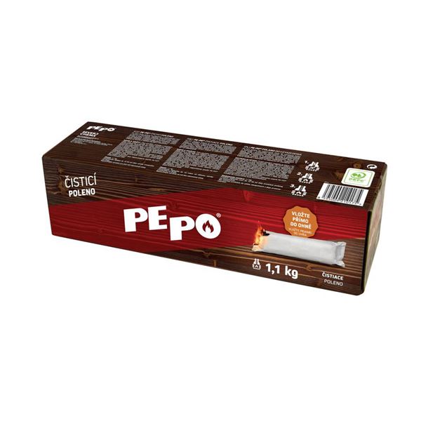 Čistiace poleno PE-PO, 950 g, + 2 podpaľače