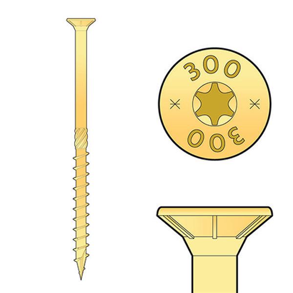 Tesárska skrutka VR 8x240 TORX