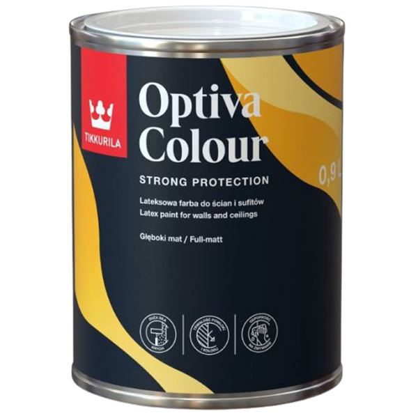 Tikkurila Optiva Colour 0,9l Biela akrylátová interiérová farba