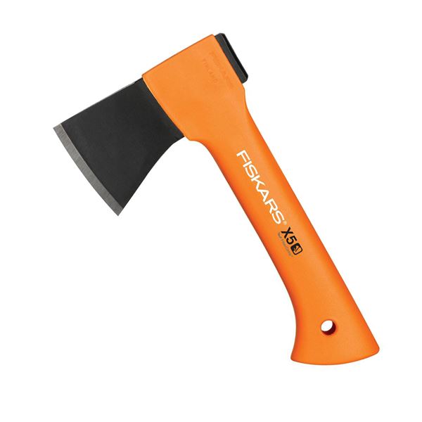 Štiepacia kempingová sekera SET Fiskars X5 + nôž + pílka