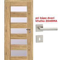 Interiérové rámové dvere Solodoor Türen 40, 80 pravé, dub sonoma
